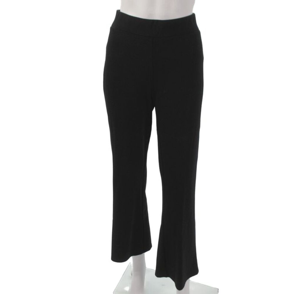 L Agence Women Cropped Pants Black Size L